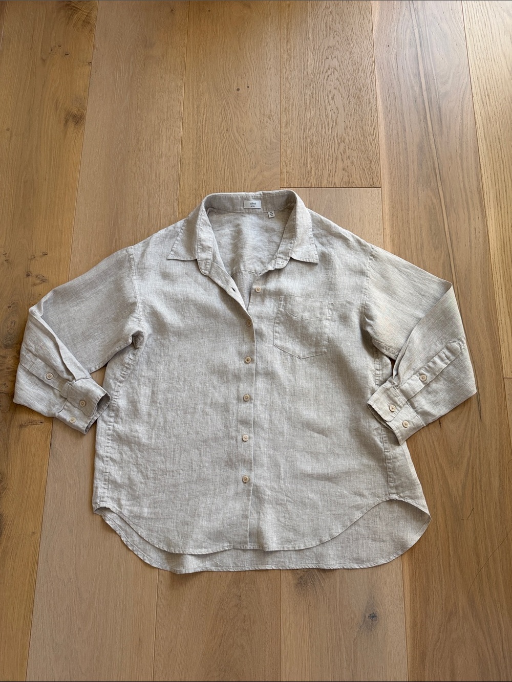 Aritzia Reminisce Relaxed Linen Shirt